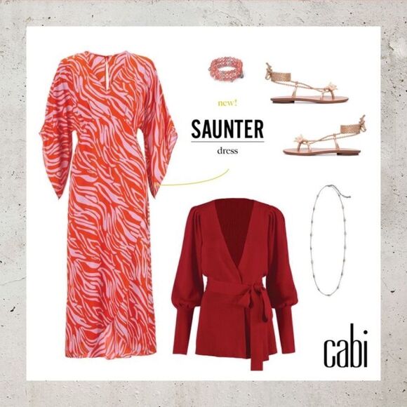 NWT Women's Cabi Saunter Maxi Dress, Size S Small - Picture 3 of 5